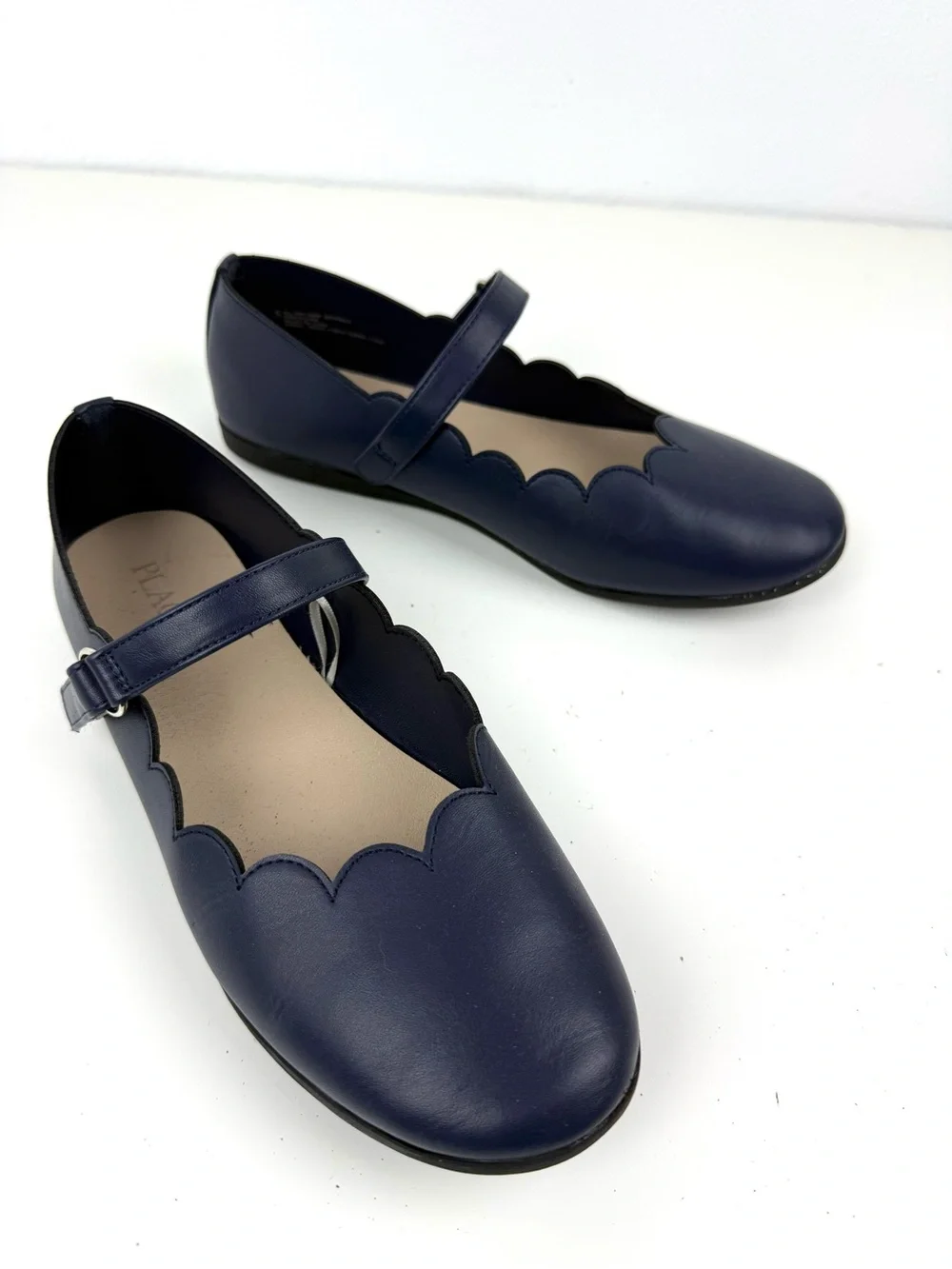 The Children's Place Comfort Flex Navy Blue Mary Jane Dress Shoes